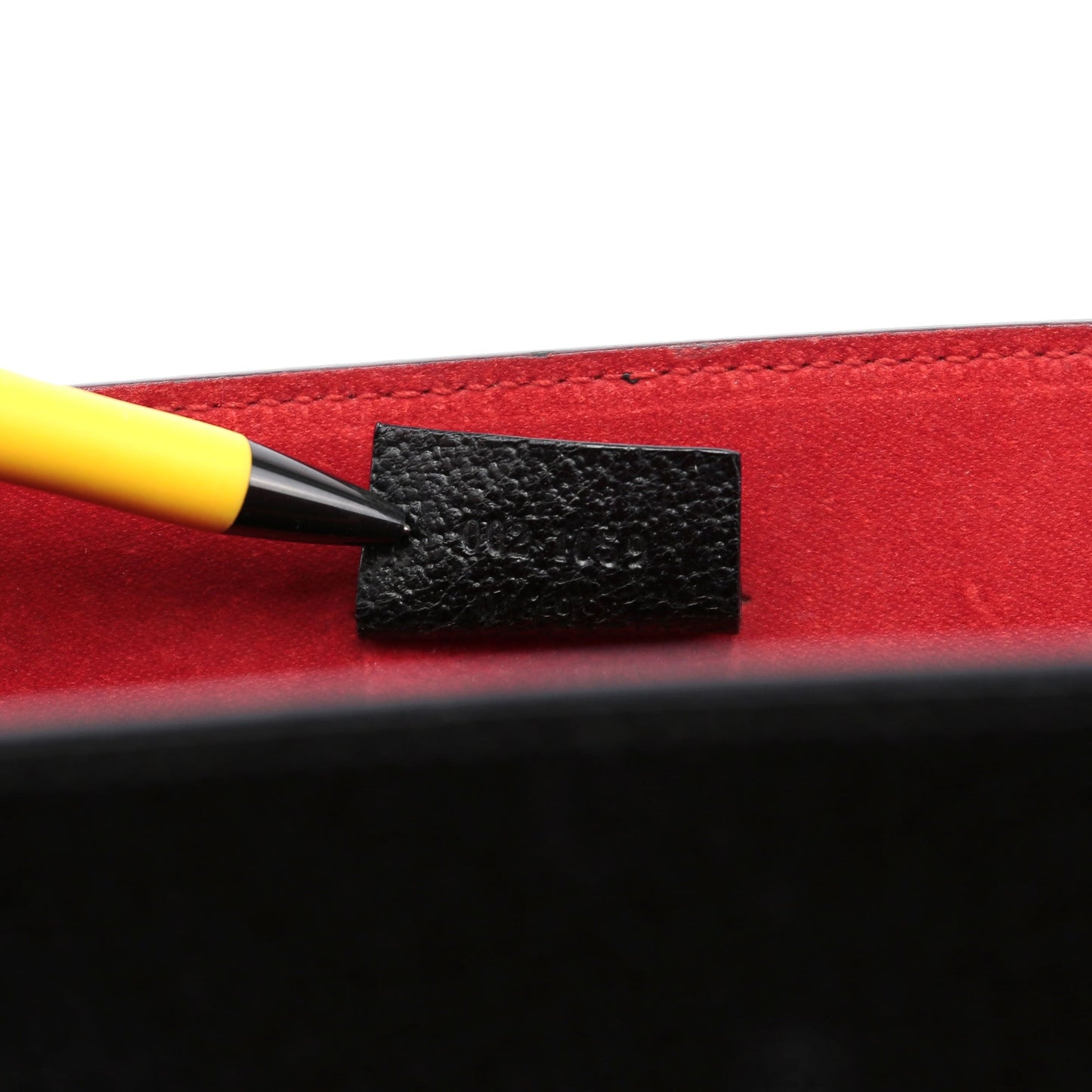 Black Red Bamboo Tote