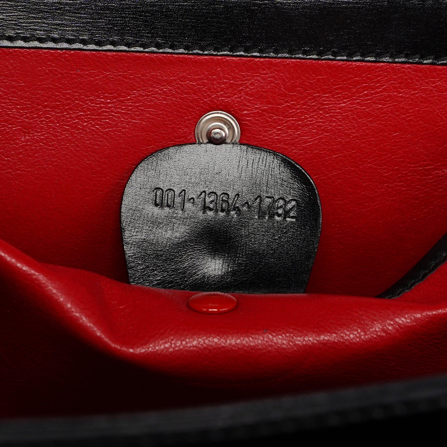 Black Square G Leather Tote