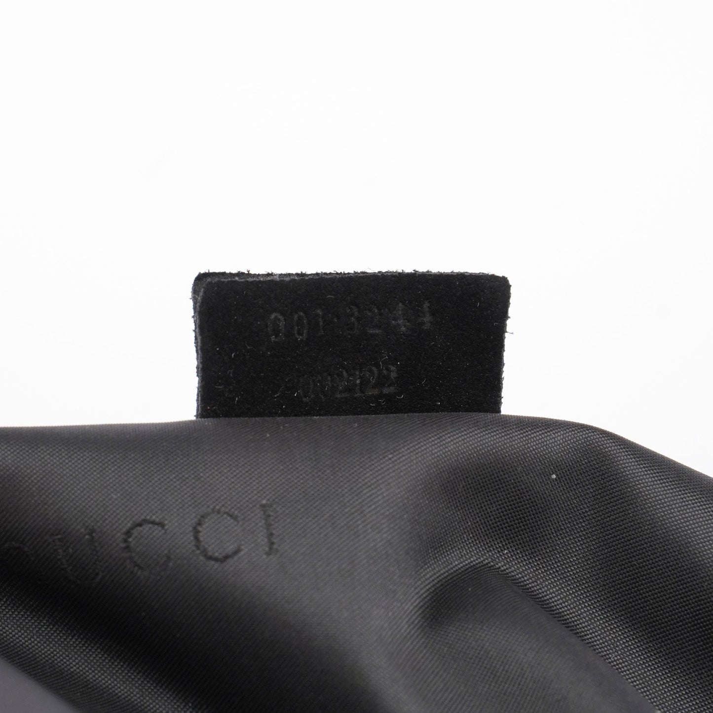 Black Suede Bamboo Hobo Shoulder Bag