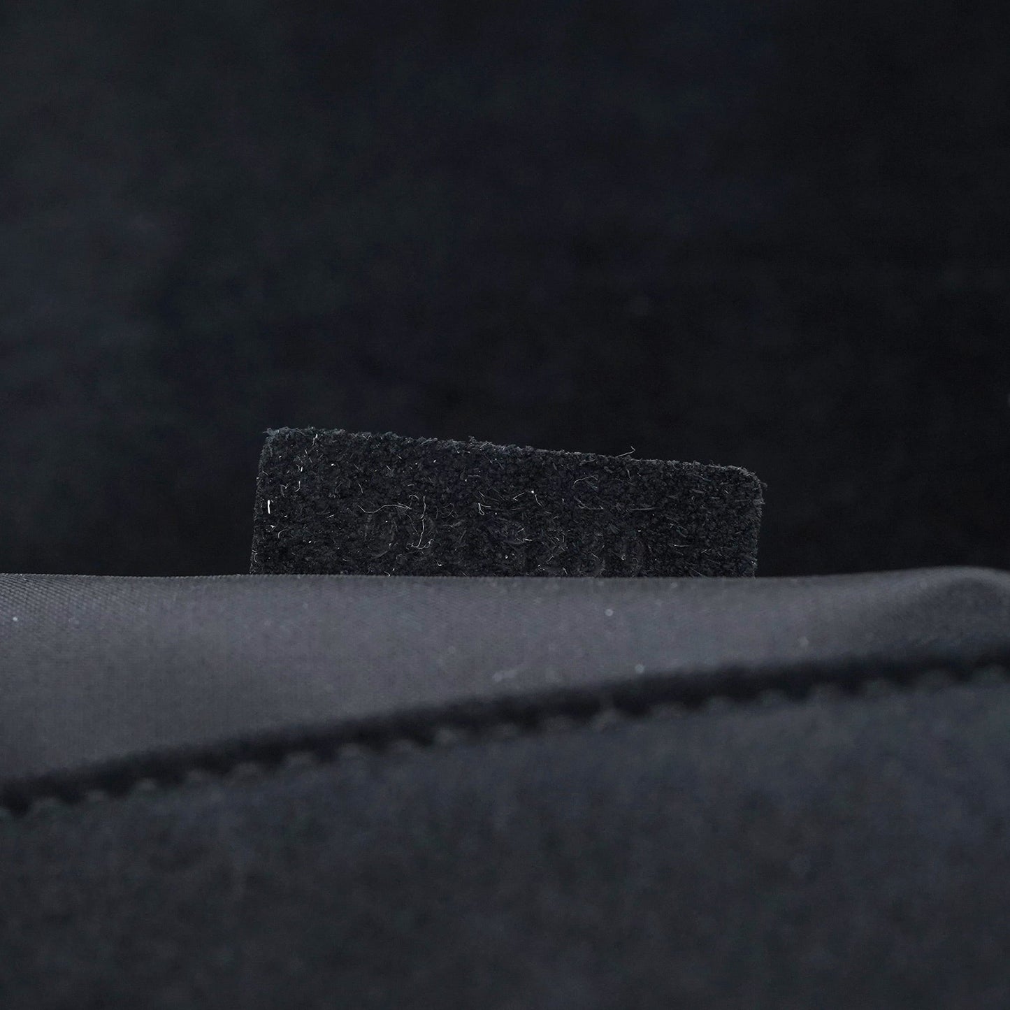 Black Suede Bamboo Shoulder Bag