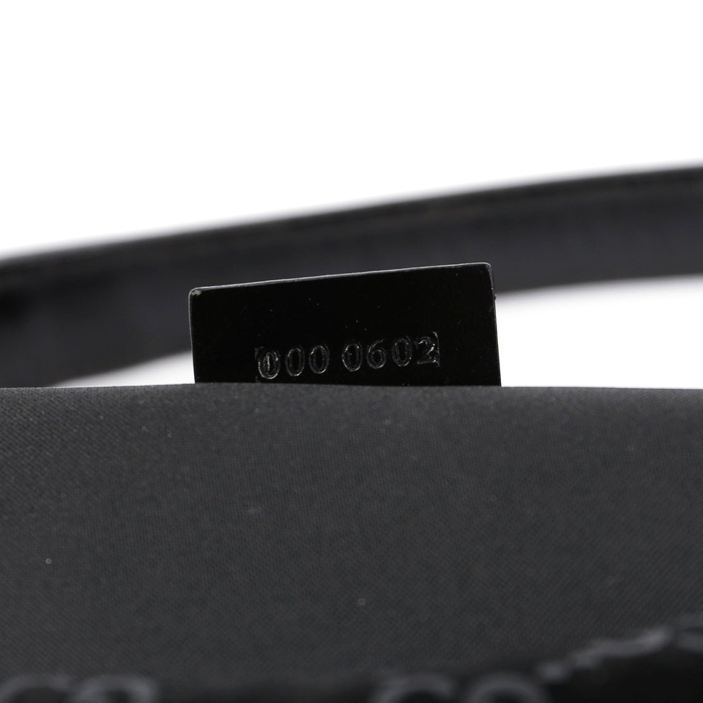 Black Suede GG Shoulder Bag