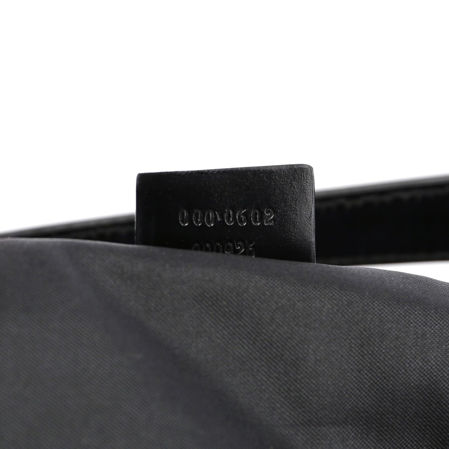 Black Suede GG Shoulder Bag