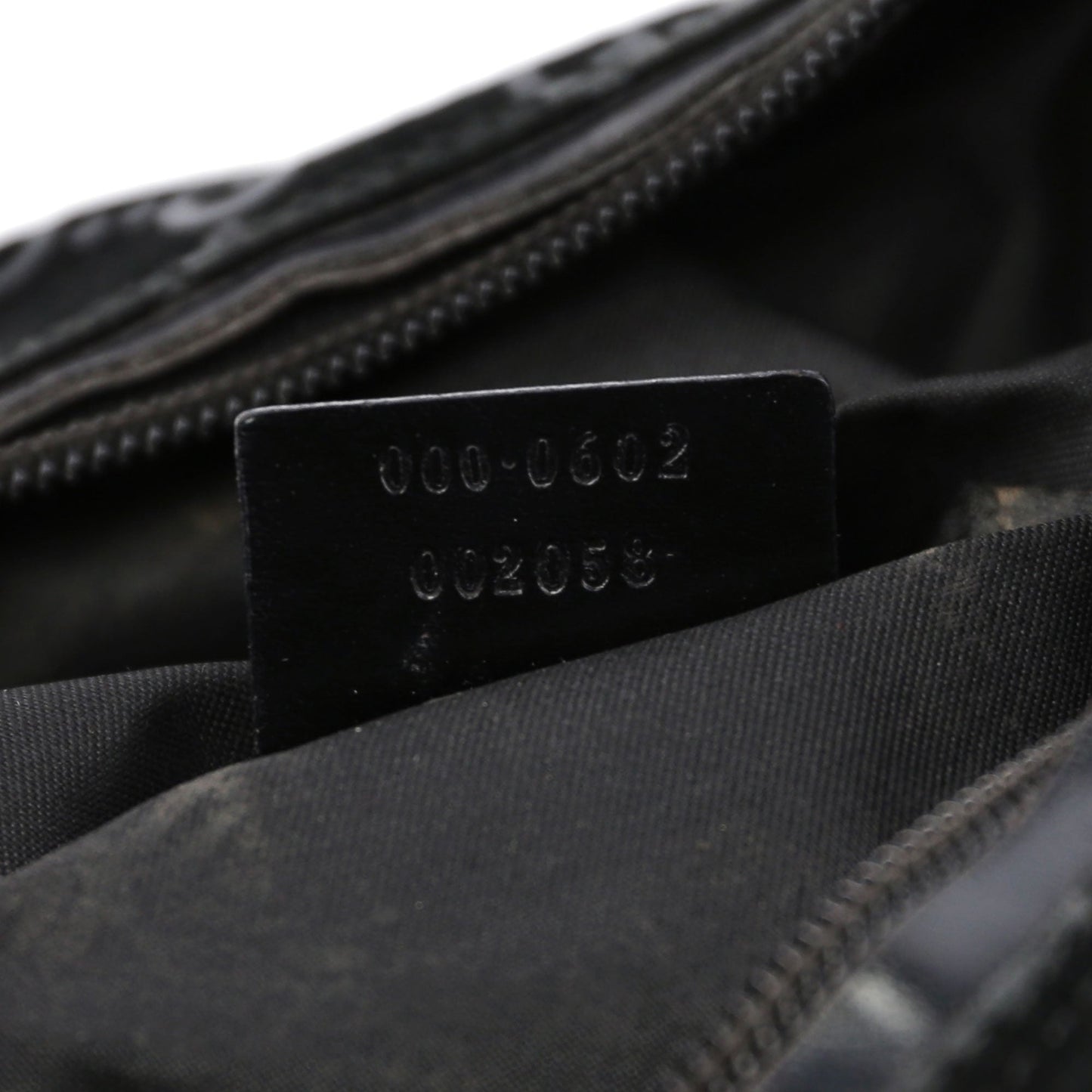 Black Suede GG Shoulder Bag
