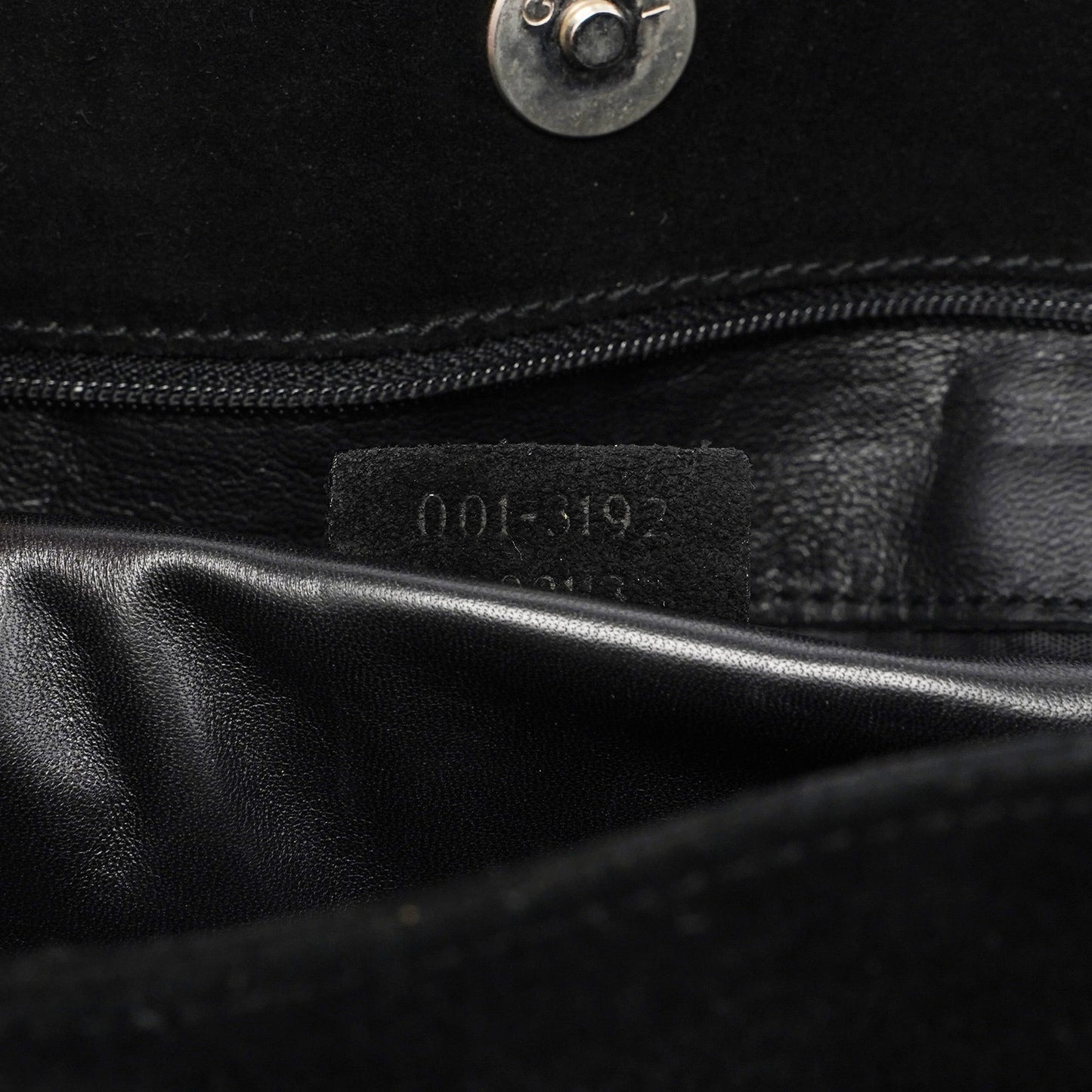 Black Suede Hobo Shoulder Bag