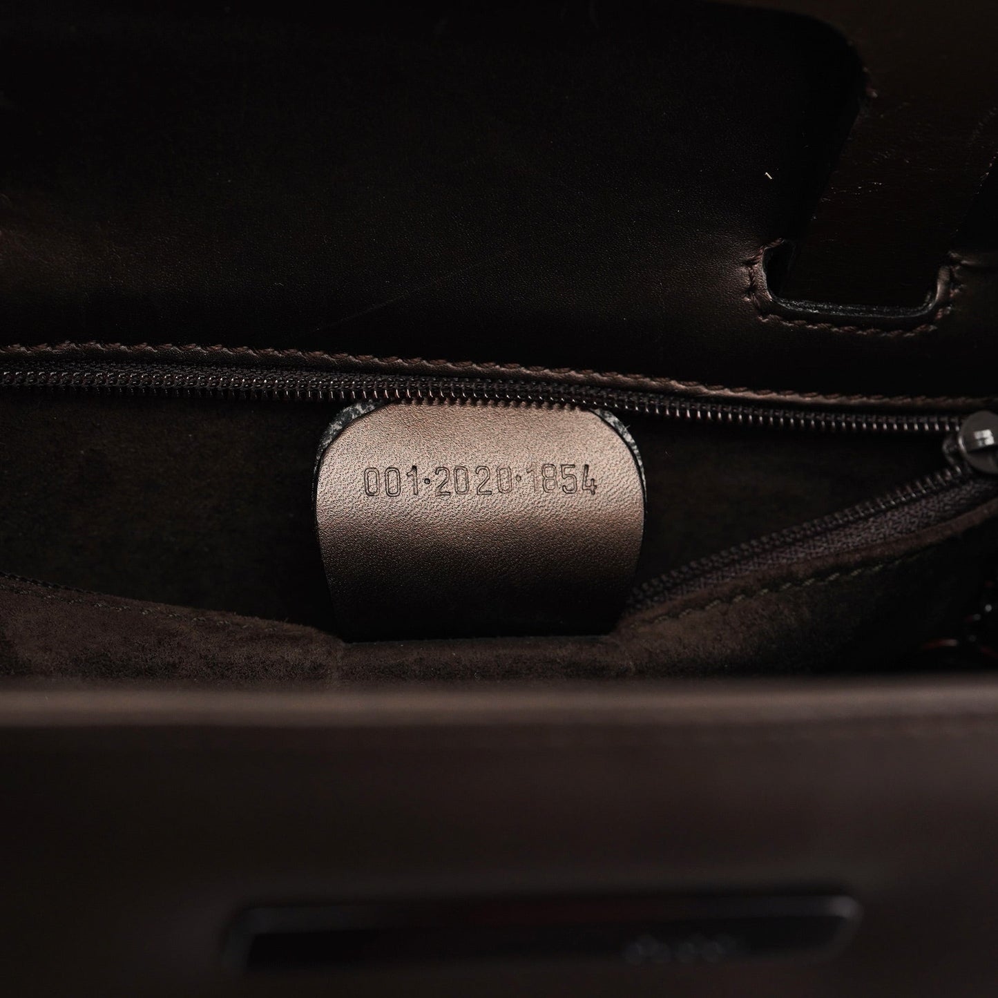 Bronze Leather 2-Way Tote Bag