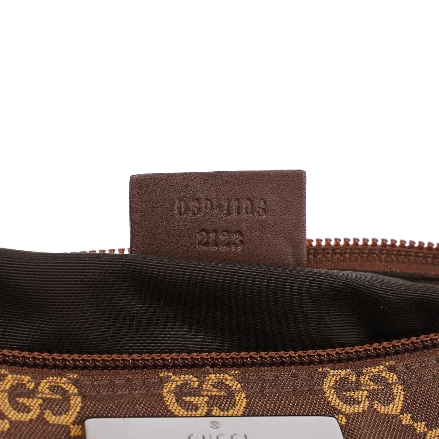 Brown GG Boat Pochette