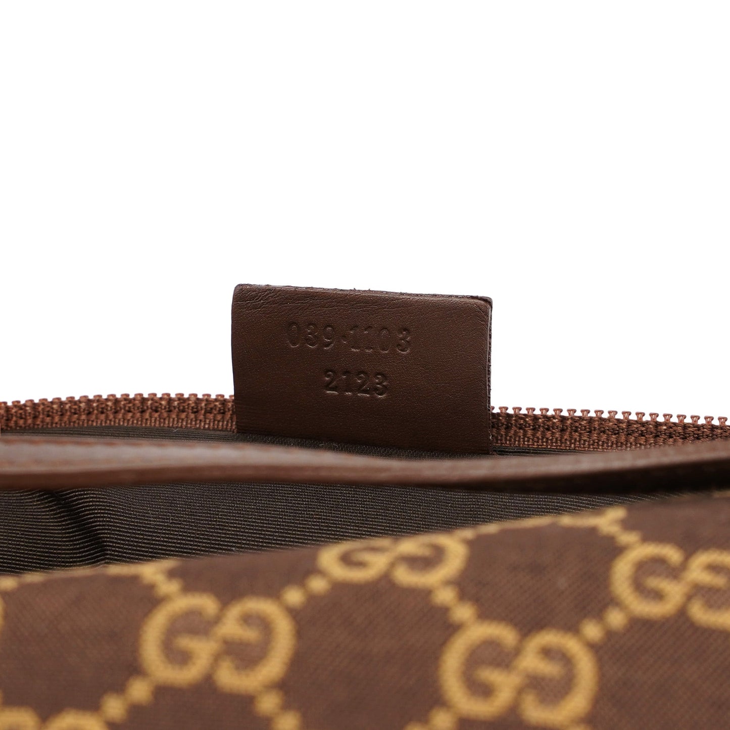 Brown GG Boat Pochette