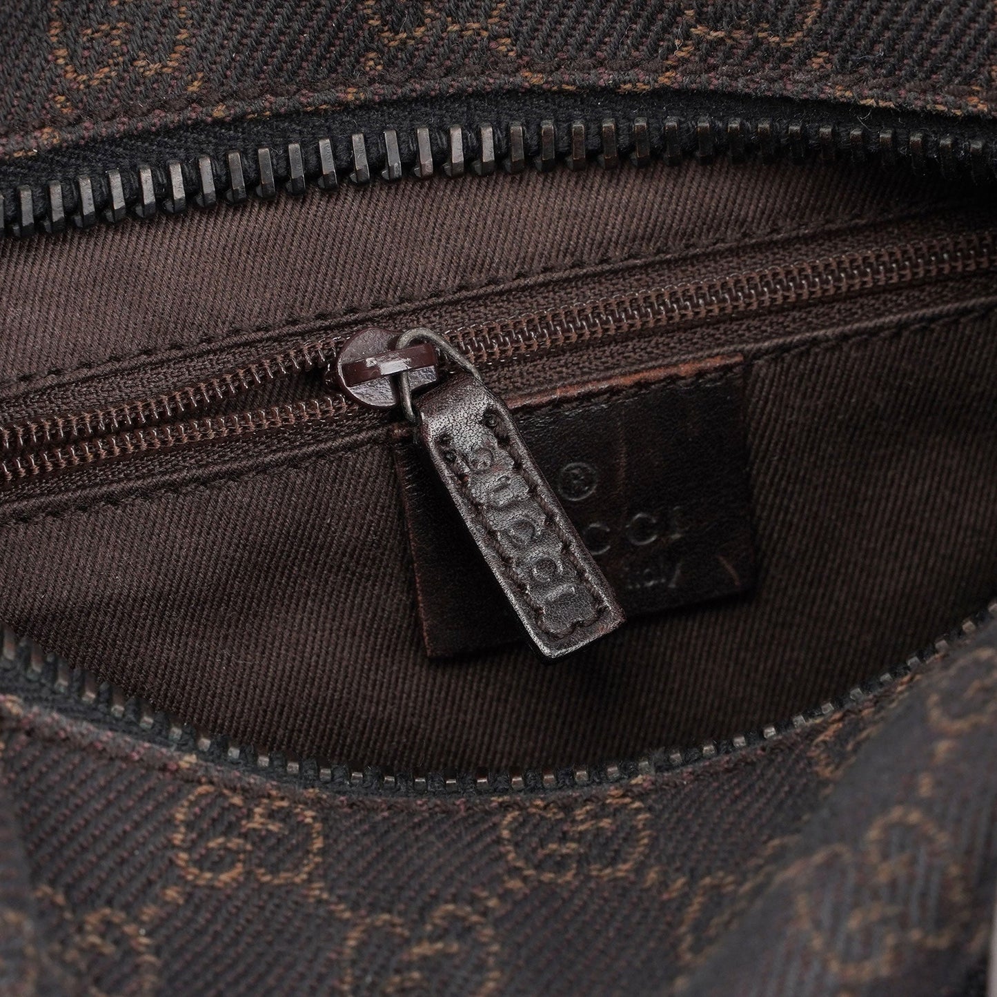 Brown GG Canvas Shoulder Bag