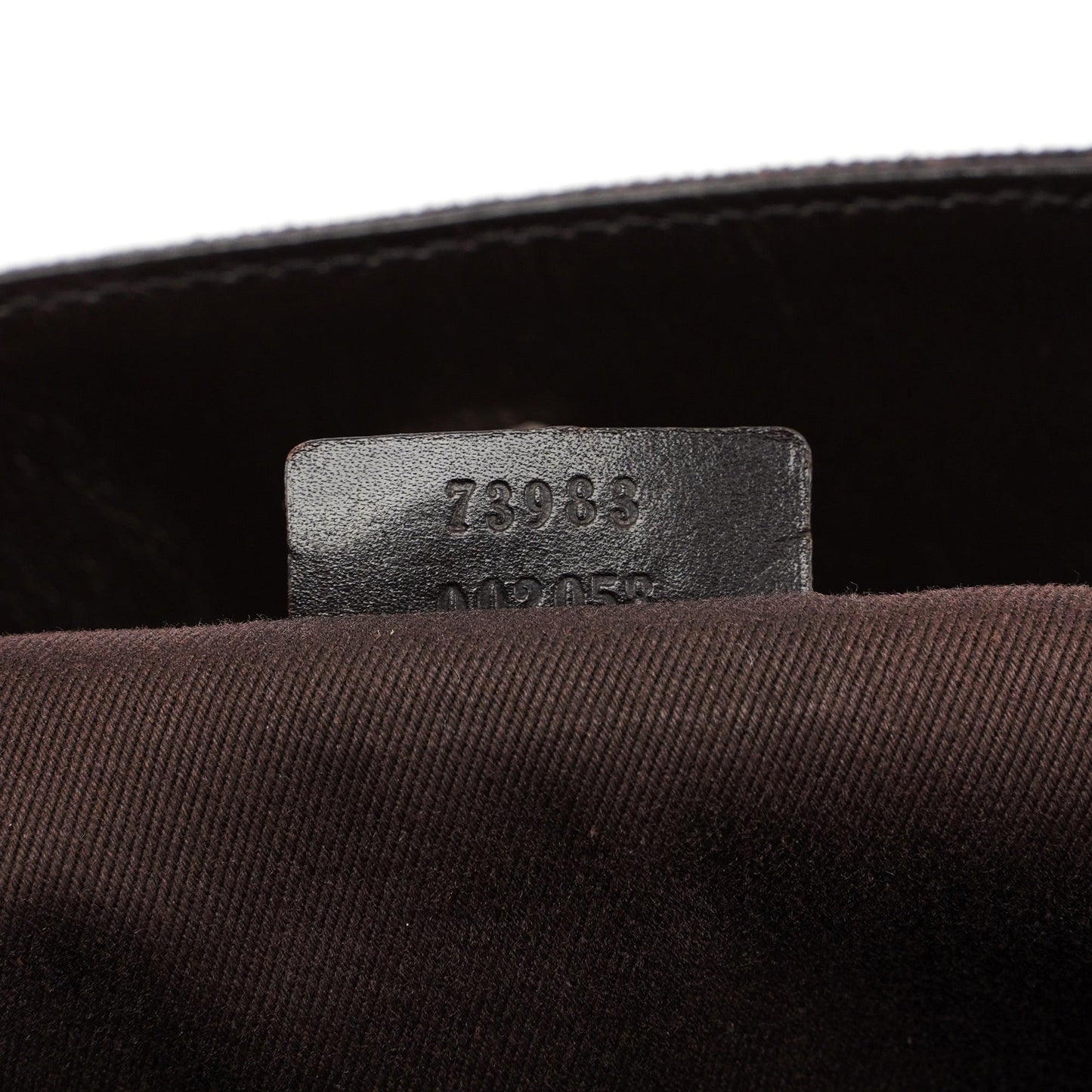 Brown GG Wool Tote Bag