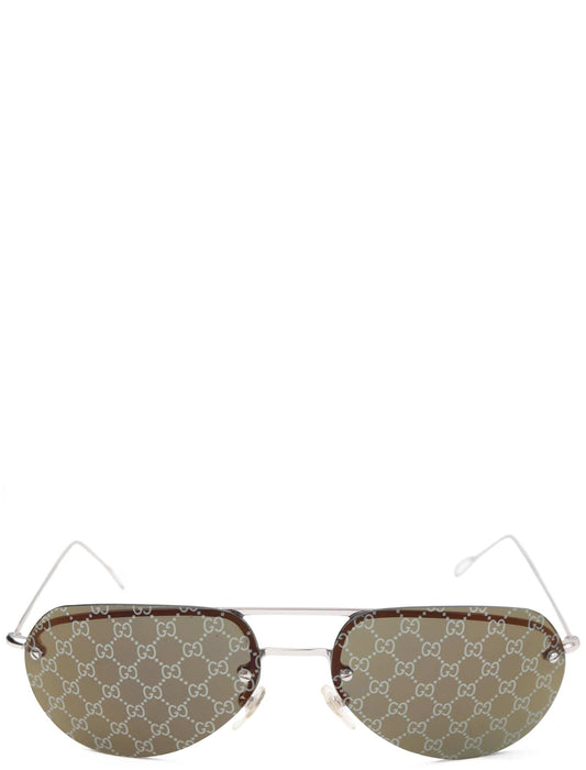GG Monogram Aviator Sunglasses
