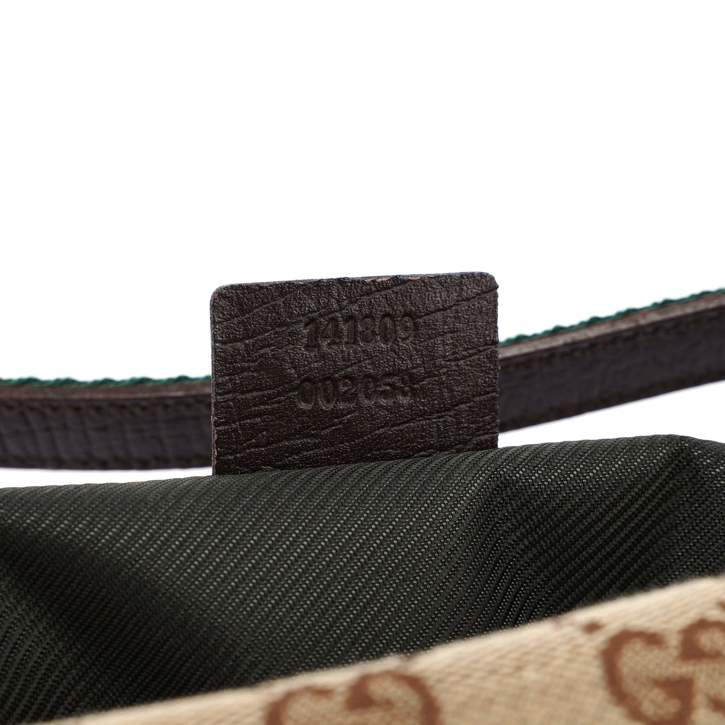 Gucci Beige Brown Boat Pochette