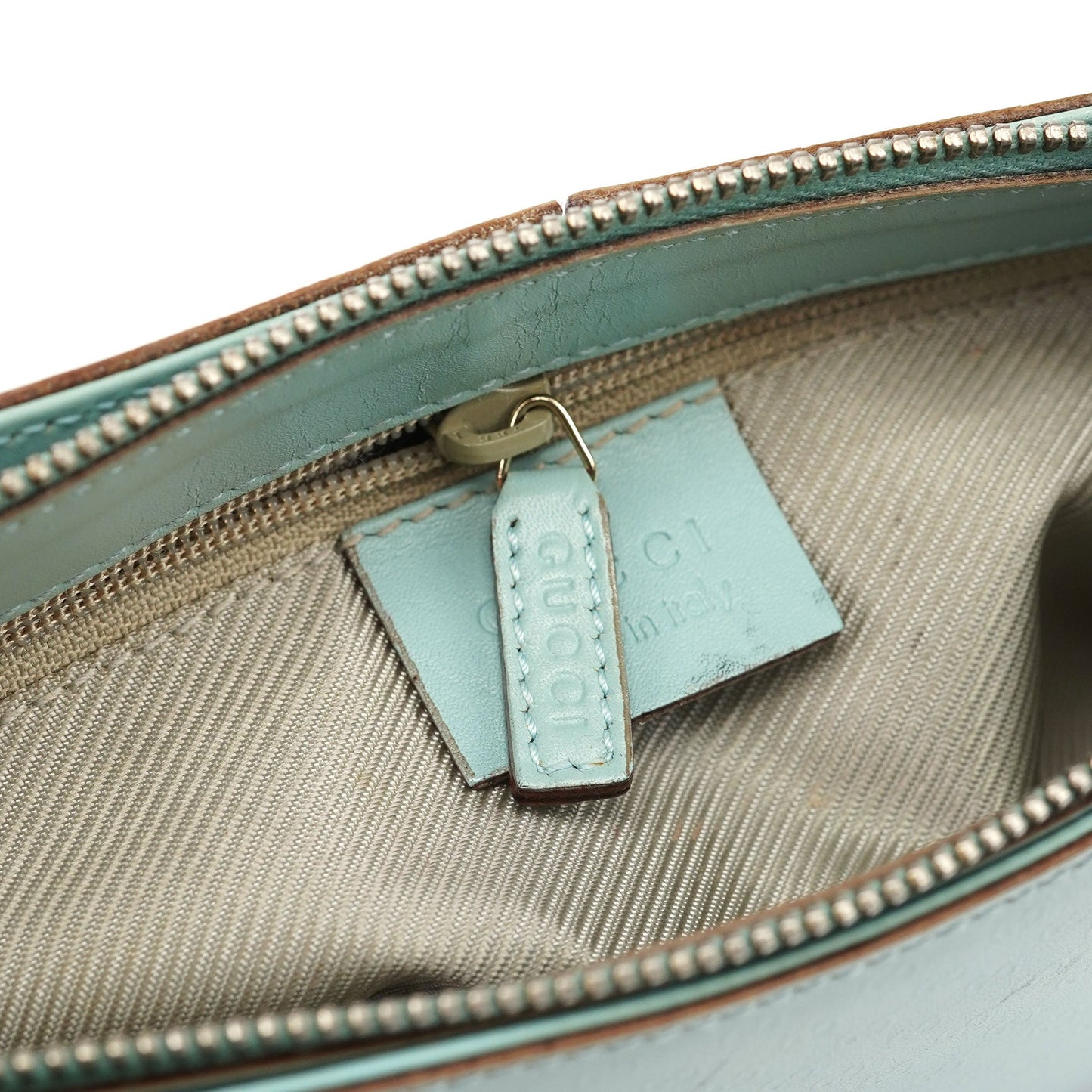 Light Blue Micro GG Shoulder Bag