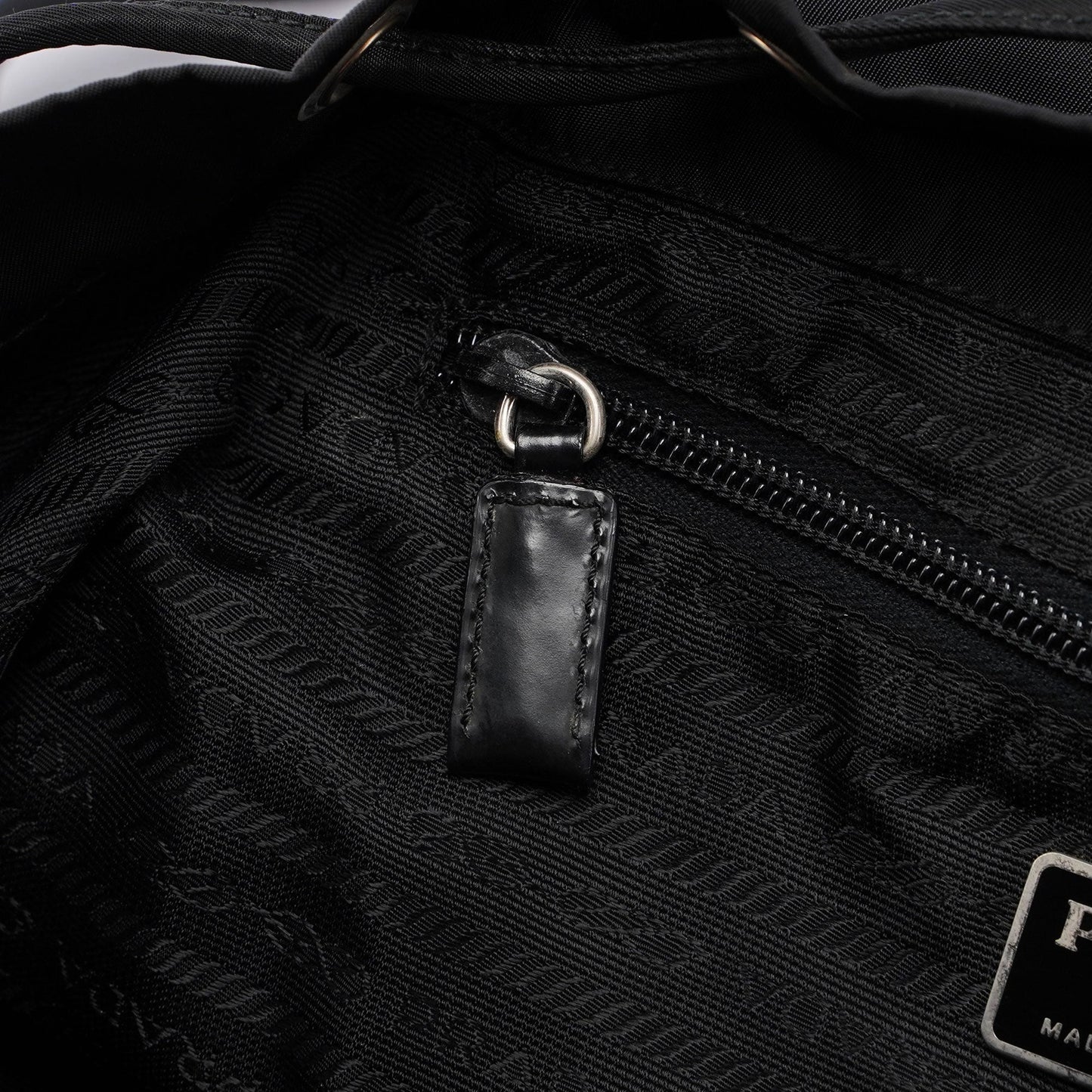 Prada Black Back Pack