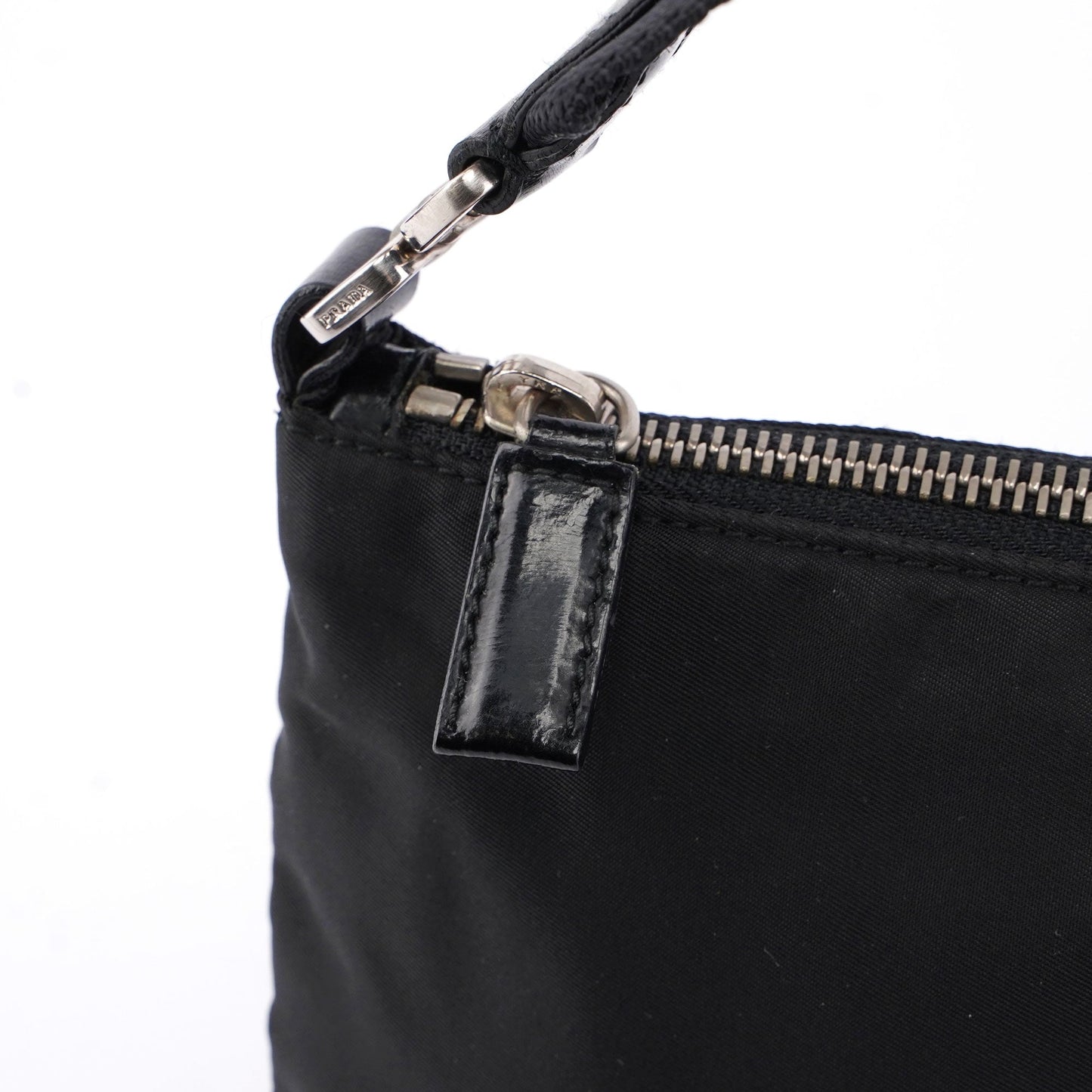 Prada Black Tessuto Leather Shoulder Bag
