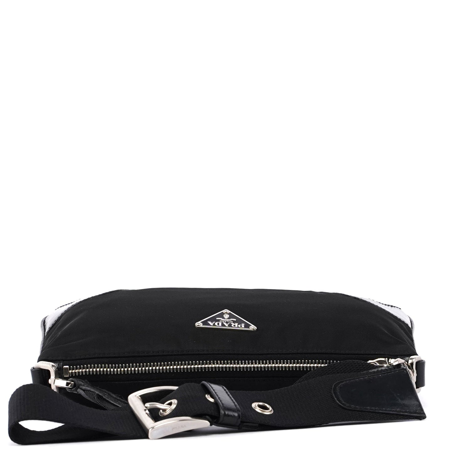 Prada Black Tessuto Leather Shoulder Bag