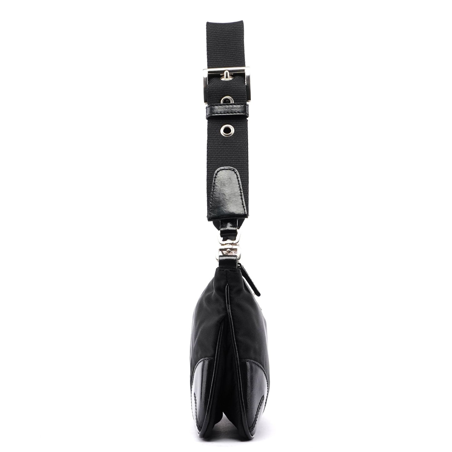 Prada Black Tessuto Leather Shoulder Bag