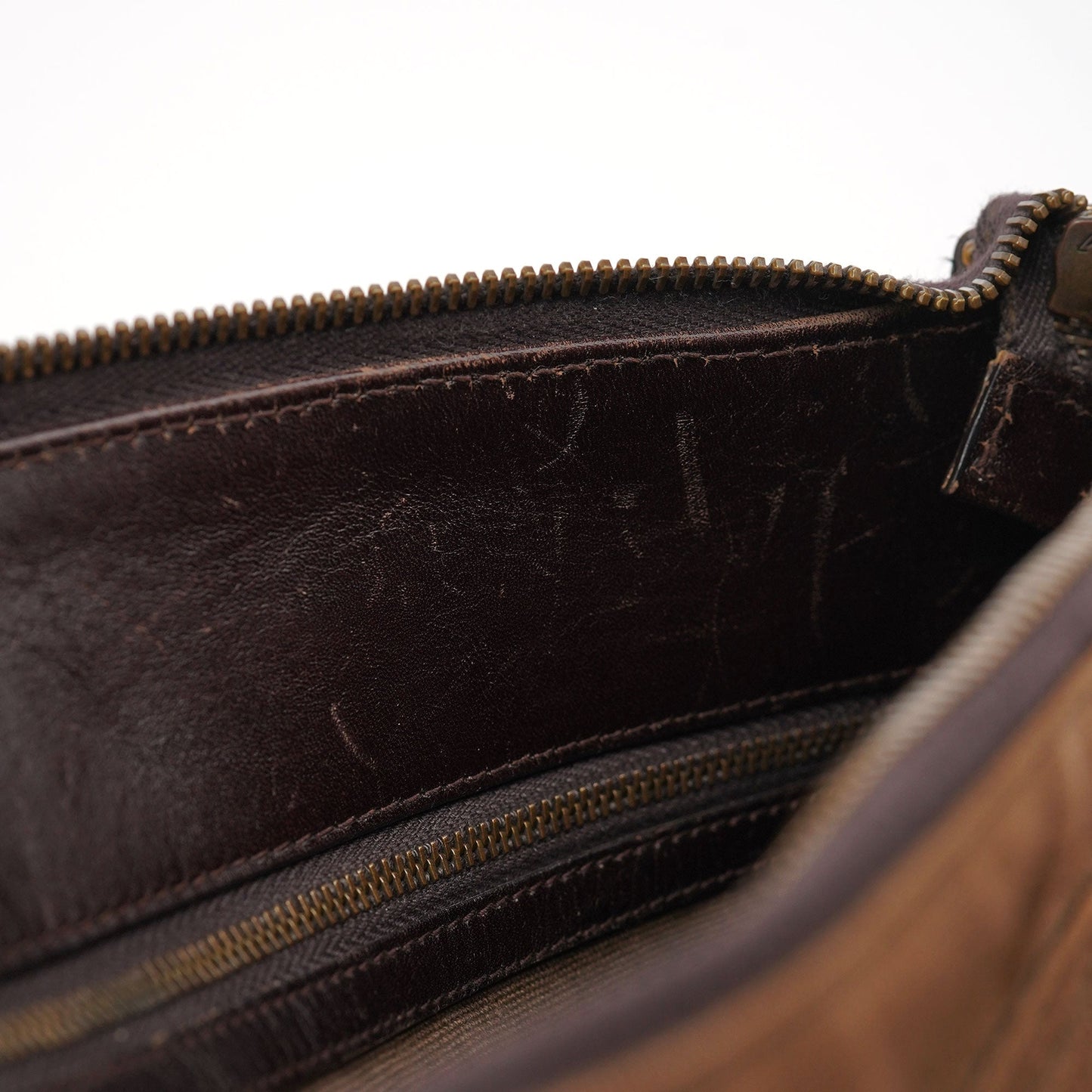 Spring 2003 Brown Canvas Shoulder Bag