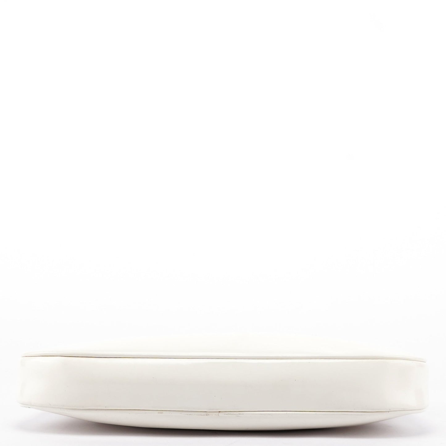 White Patent Leather Jackie Shoulder Bag