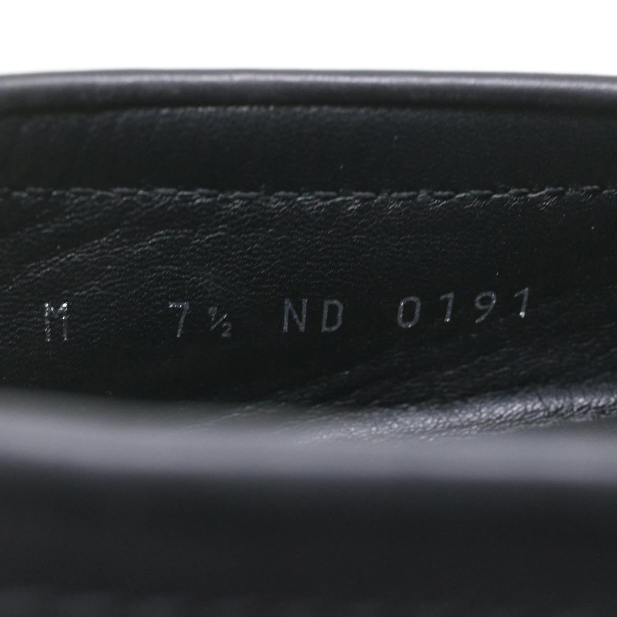 LOUIS VUITTON Damier Infini Driving Shoes Black 867567 LV kk168