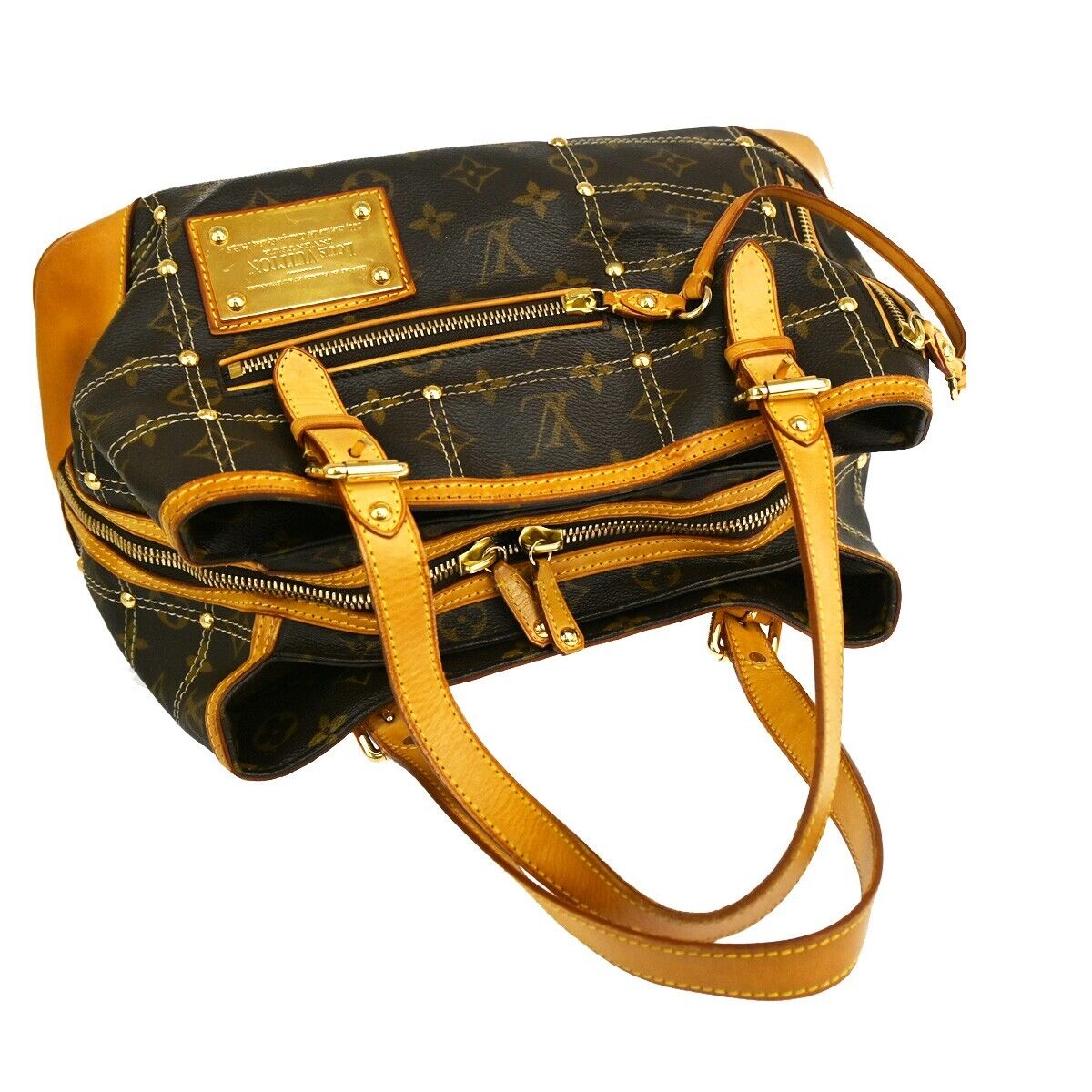 Louis Vuitton Rivets  Canvas Shoulder Bag ()