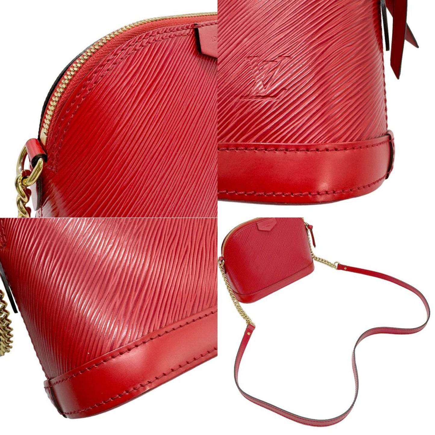 Louis Vuitton Alma  Leather Shoulder Bag ()