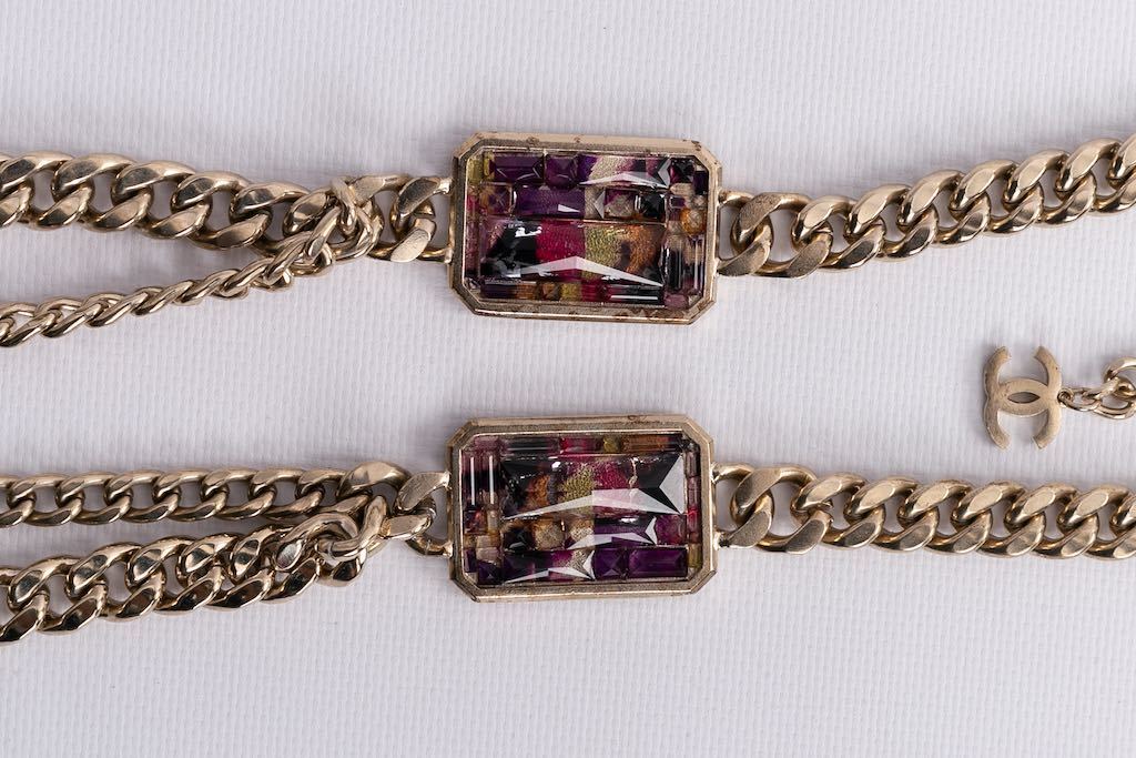 Collier gourmette Chanel Défilé