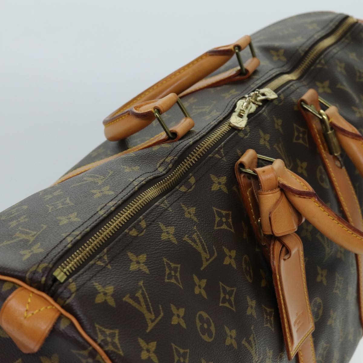 Louis Vuitton Keepall 55  Canvas Travel Bag ()