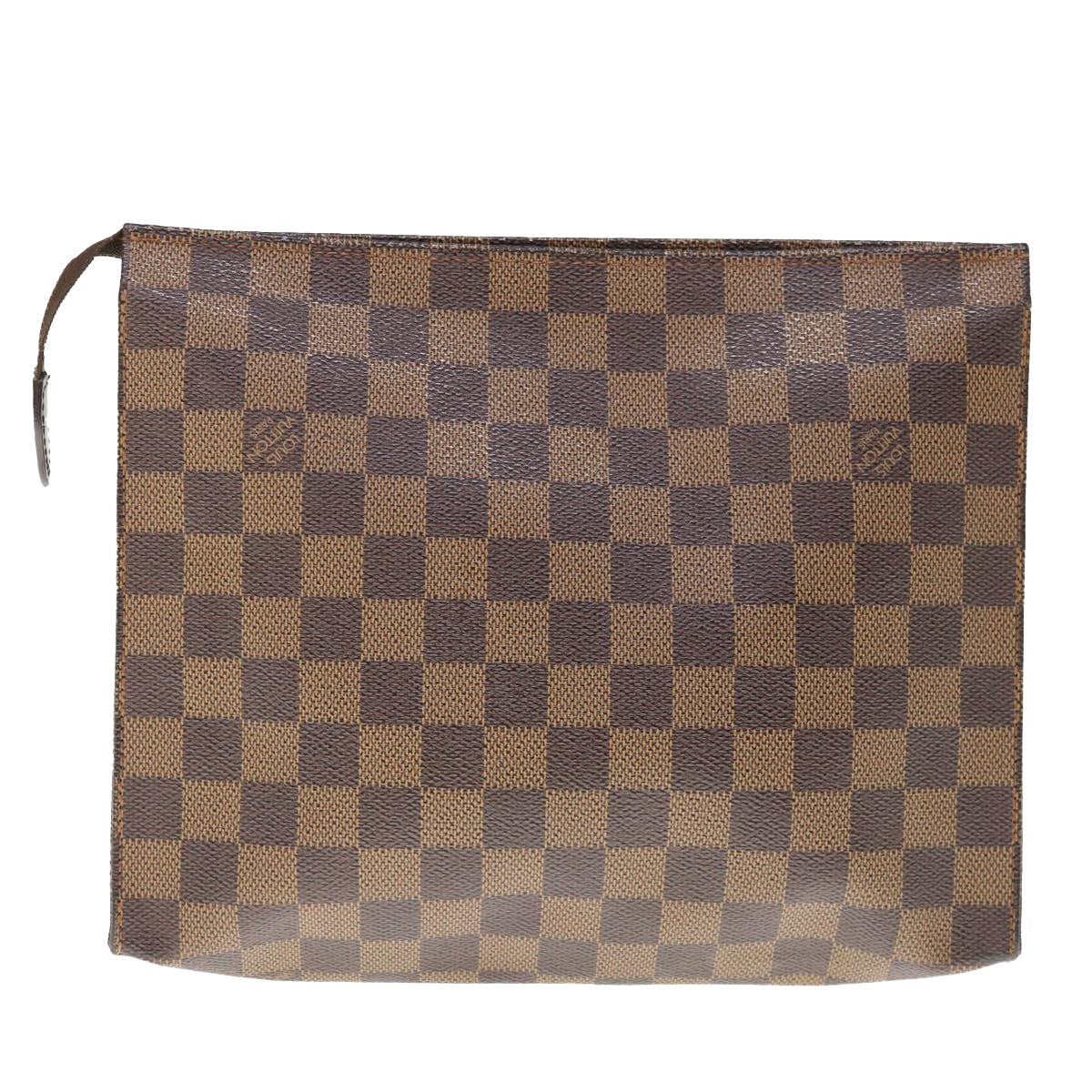 Louis Vuitton Poche Toilette  Canvas Clutch Bag ()
