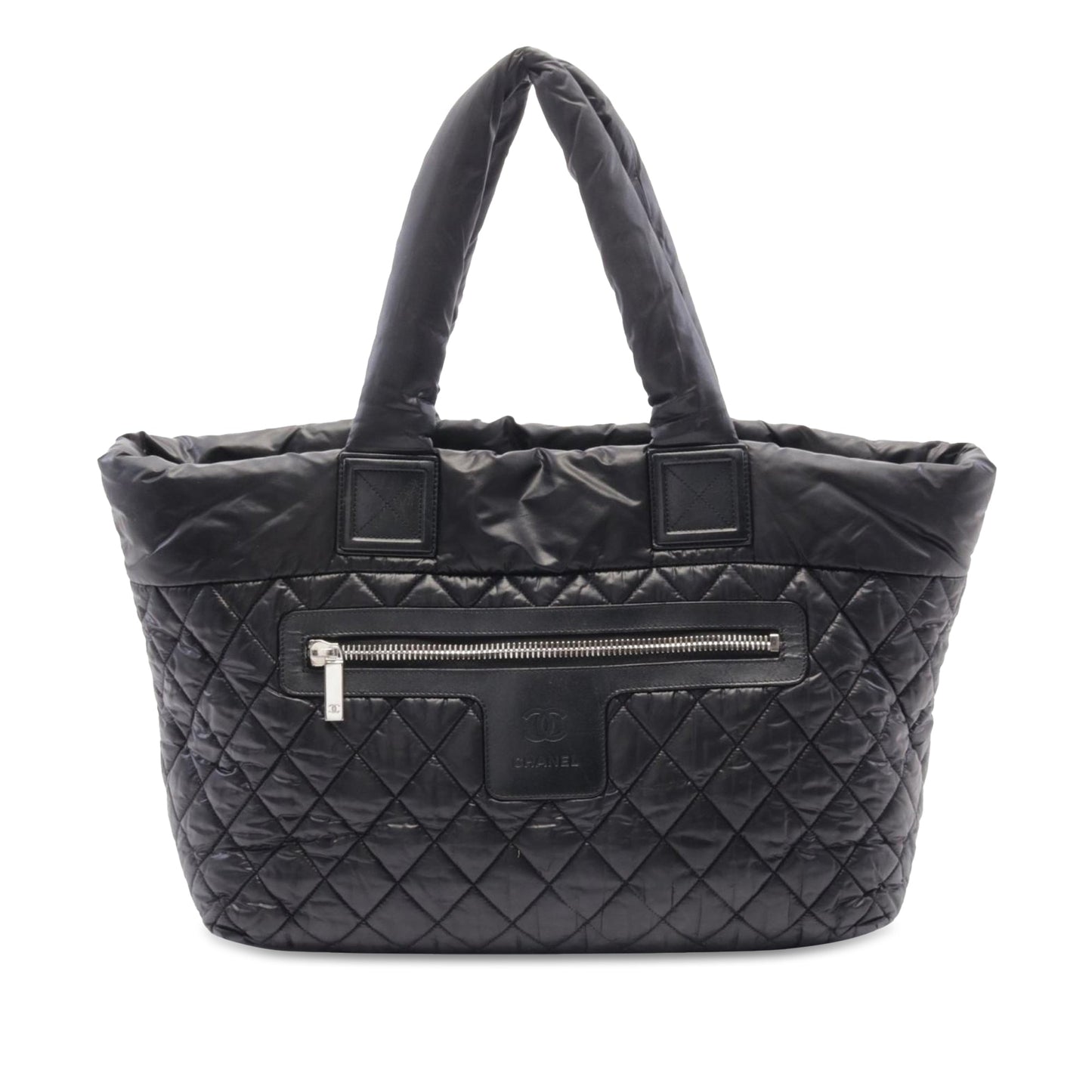 Black Chanel Nylon Coco Cocoon Tote