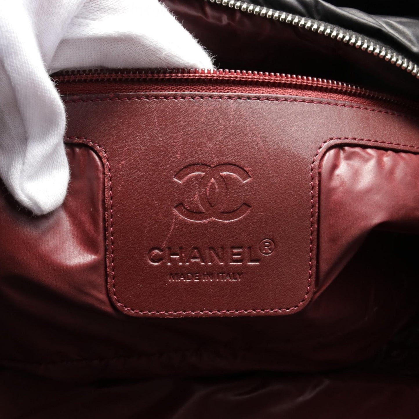 Black Chanel Nylon Coco Cocoon Tote