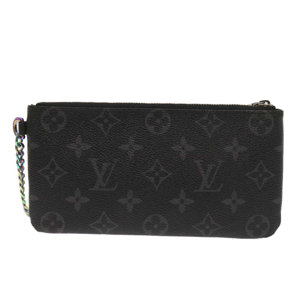 Louis Vuitton Pochette Clés  Canvas Clutch Bag ()