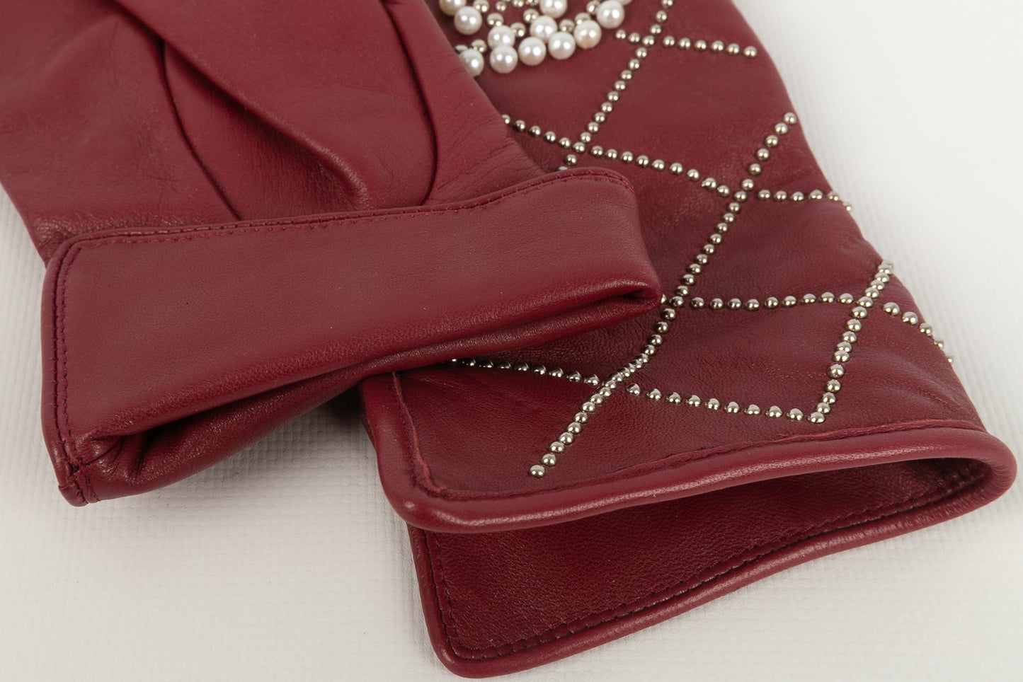 Gants en cuir Chanel