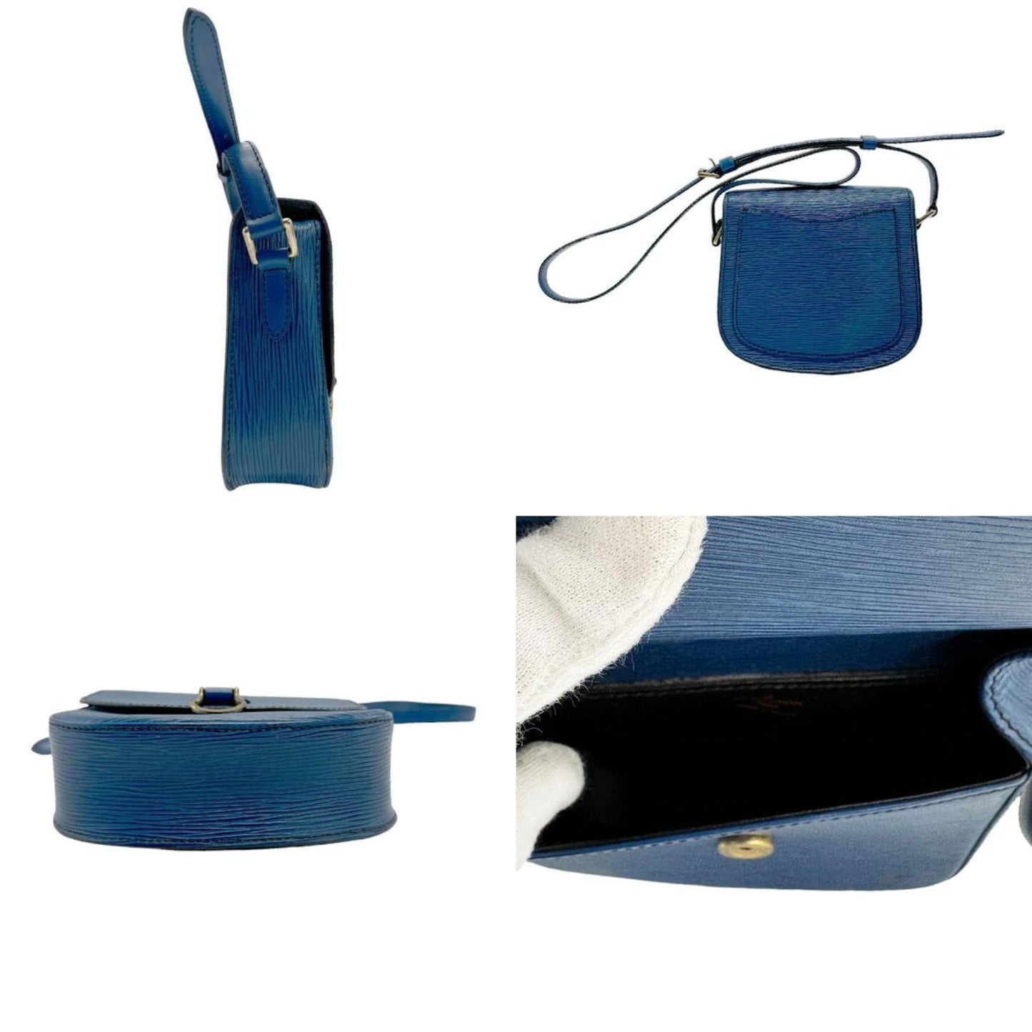 Louis Vuitton Saint Cloud  Leather Shoulder Bag ()