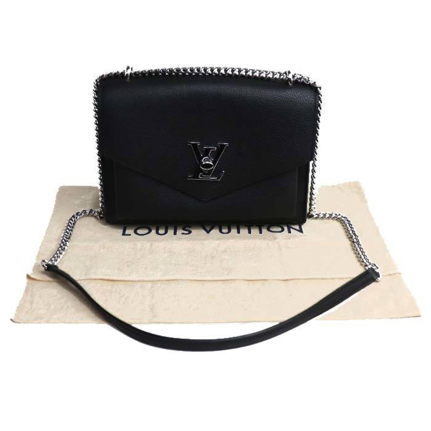 Louis Vuitton Mylockme  Leather Shoulder Bag ()