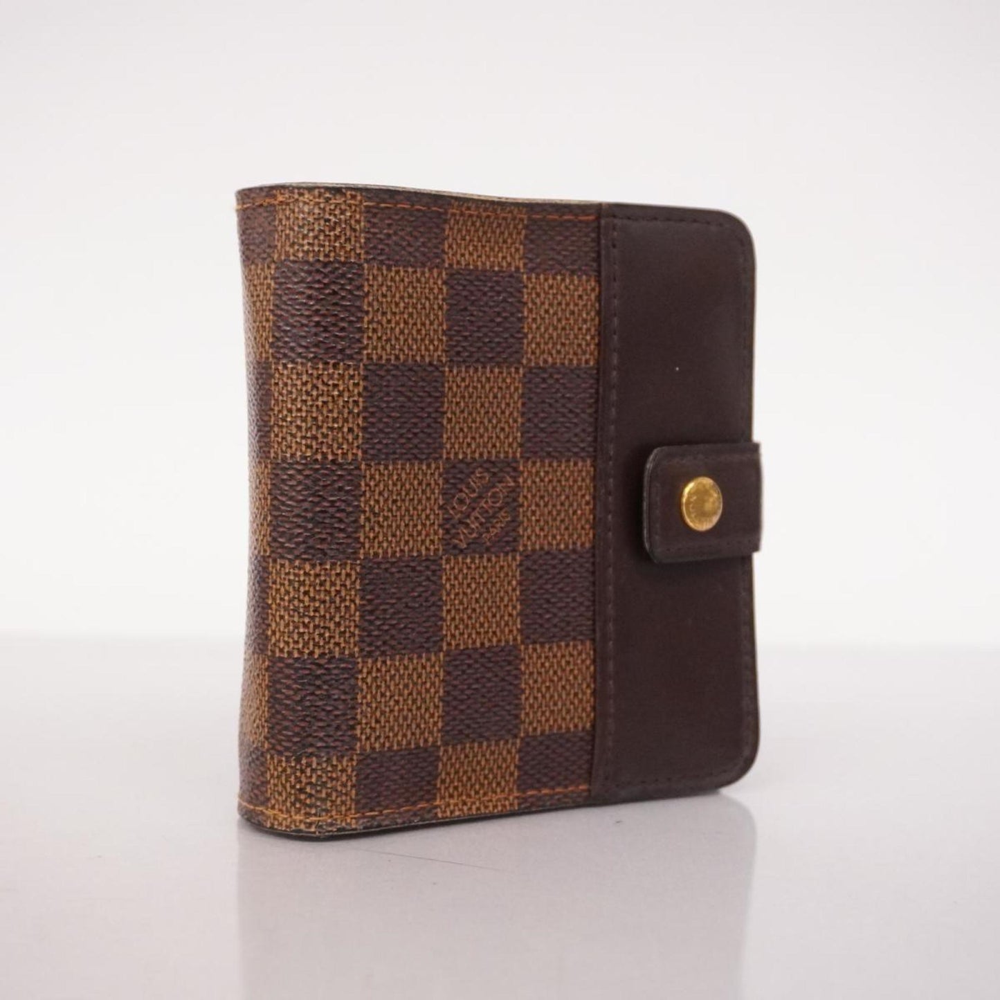 Louis Vuitton Compact Zip  Canvas Wallet  ()
