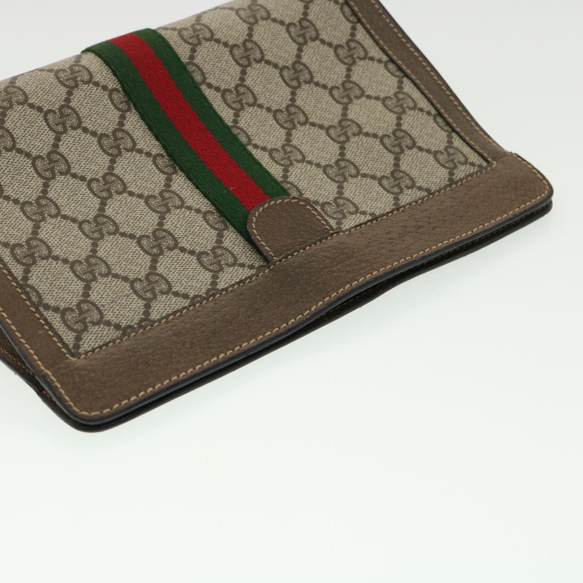 Gucci Ophidia Beige Canvas Clutch Bag ()