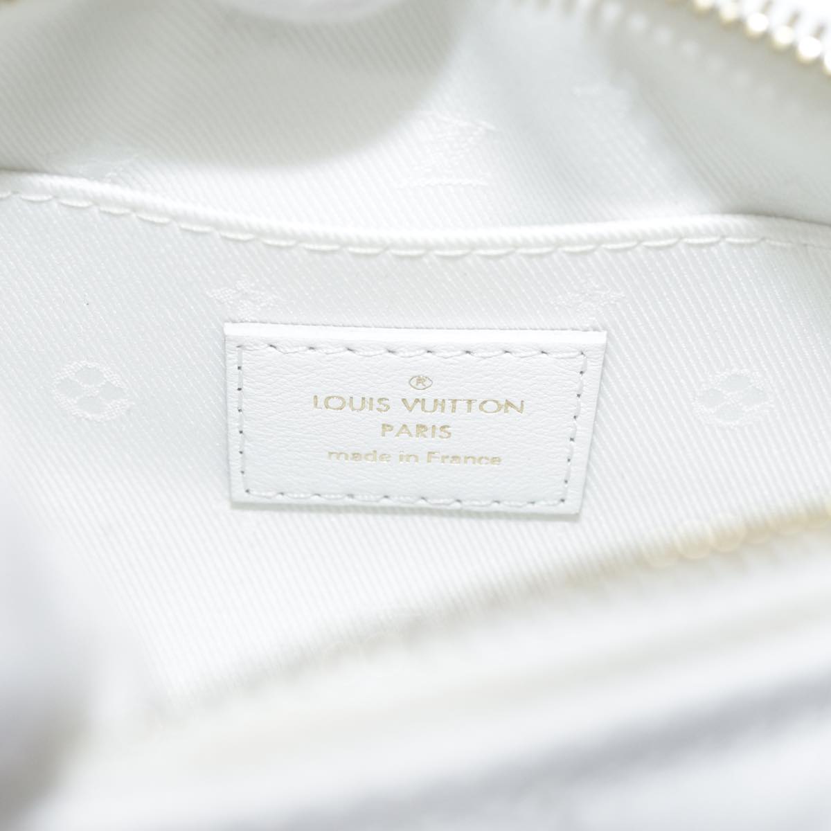 Louis Vuitton Papillon White Leather Handbag ()