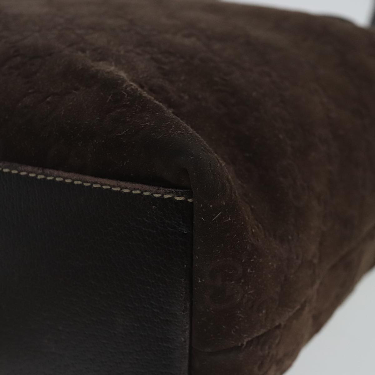Gucci Brown Suede Tote Bag ()