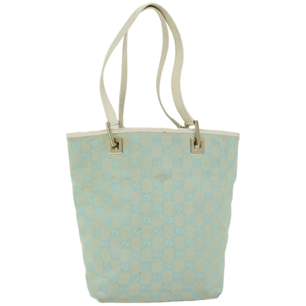 Gucci Gg Canvas Blue Canvas Handbag ()