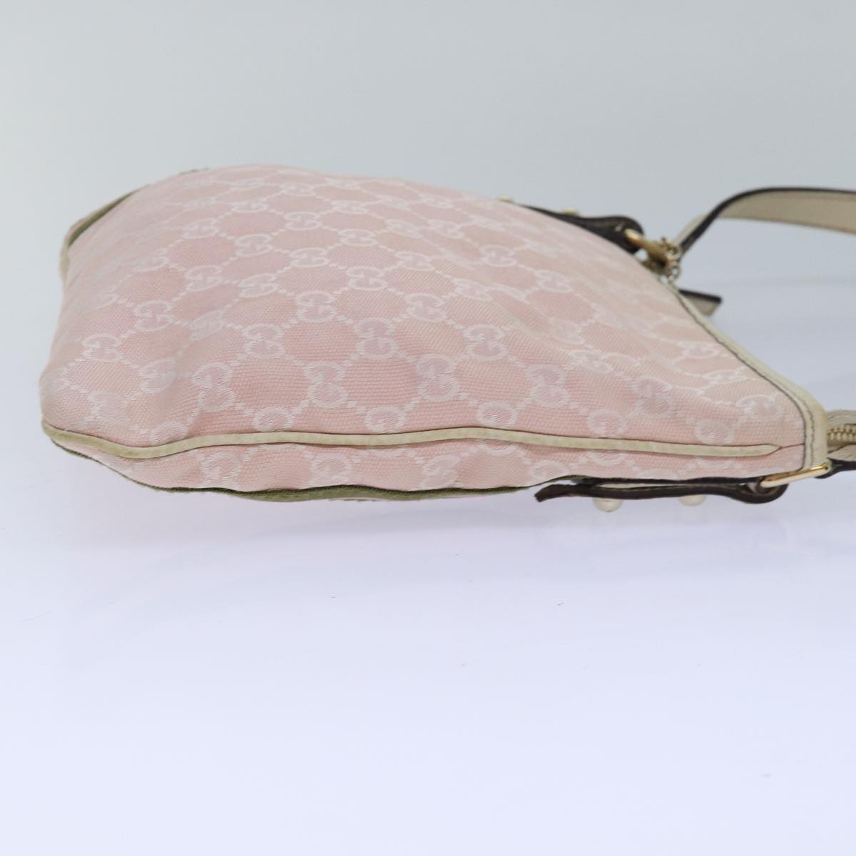 Gucci Gg Canvas Pink Canvas Shoulder Bag ()