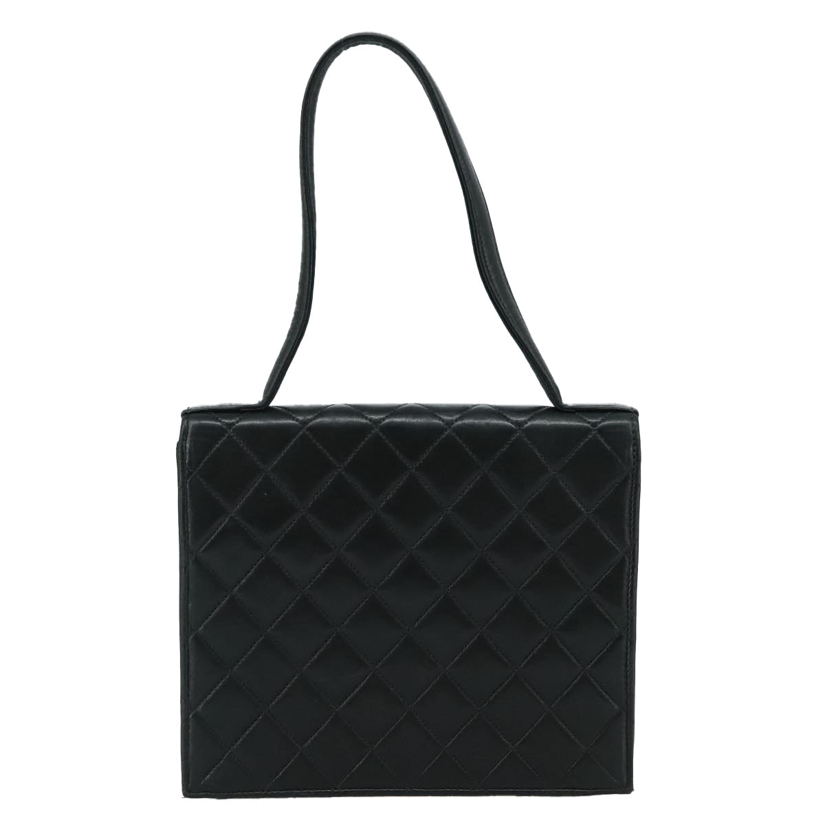 Chanel 2,55 Black Leather Shoulder Bag ()