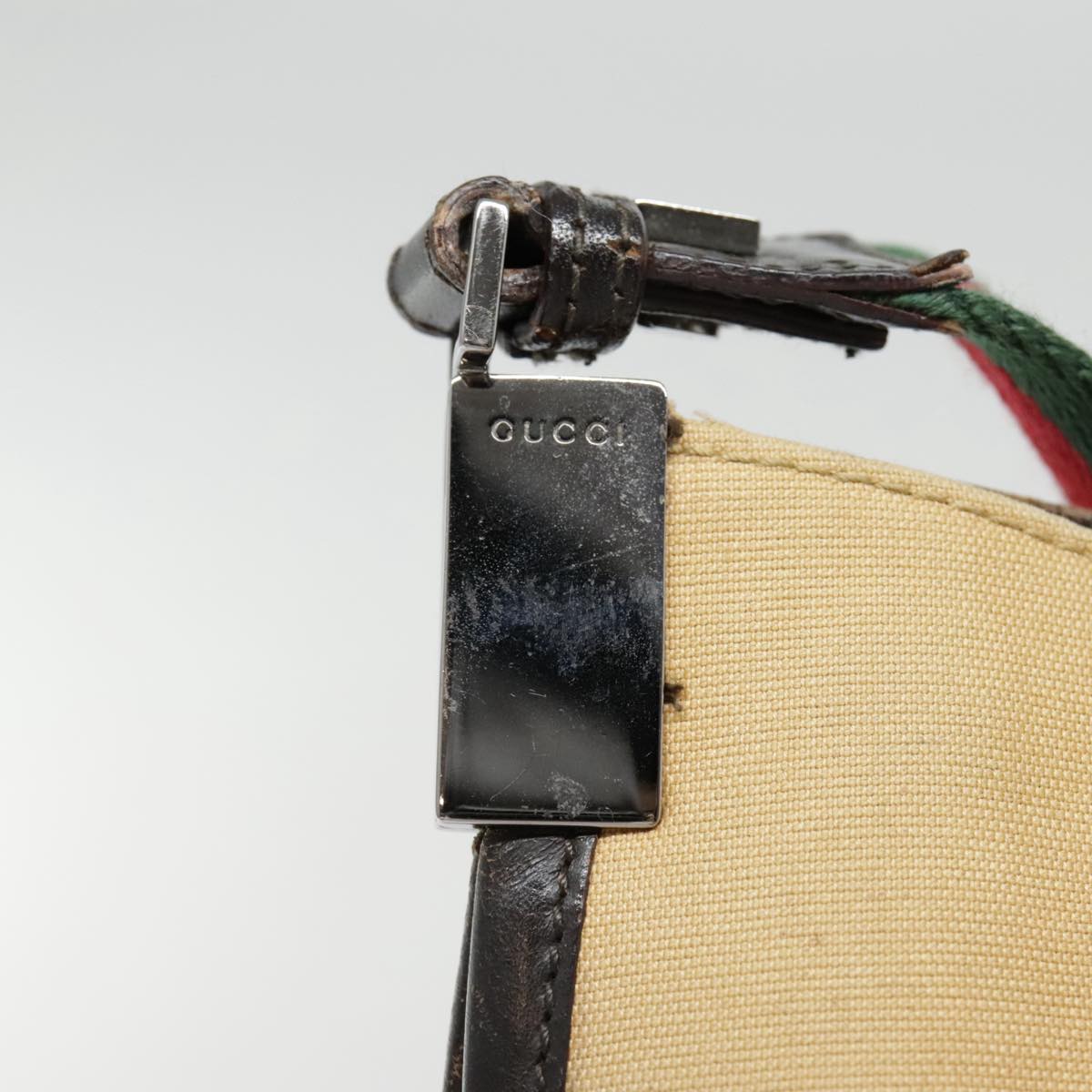 Gucci Beige Canvas Shoulder Bag ()