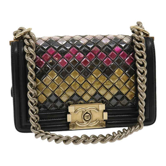 Chanel Boy Multicolour Leather Shoulder Bag ()
