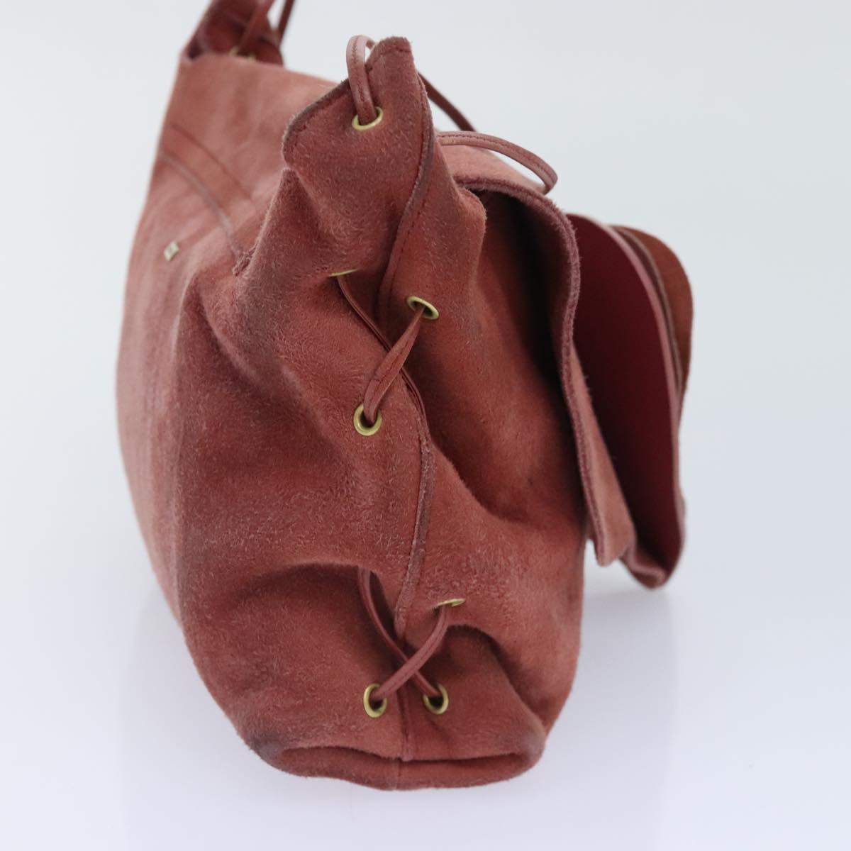 Gucci Red Suede Shoulder Bag ()