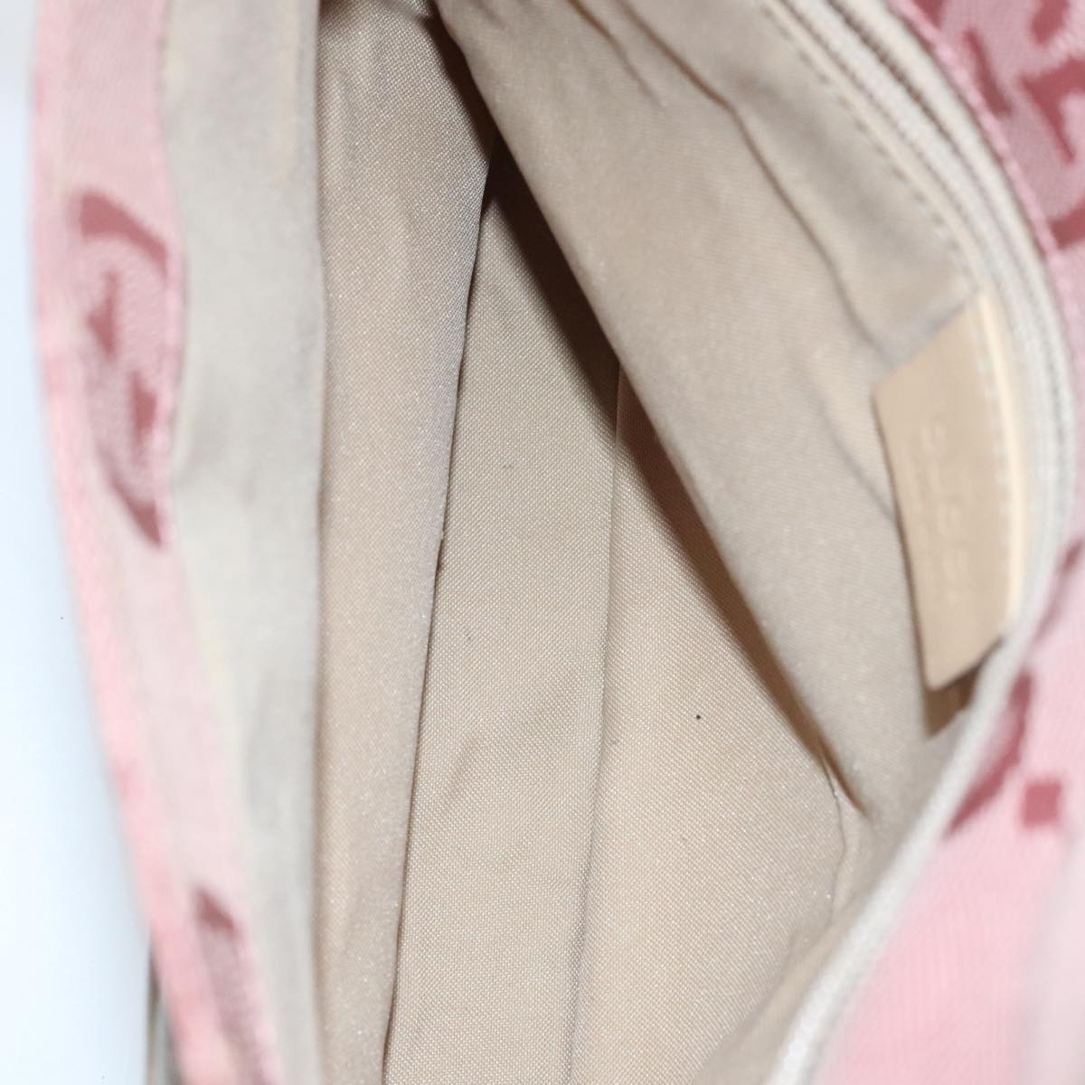 Gucci Gg Canvas Pink Canvas Shoulder Bag ()