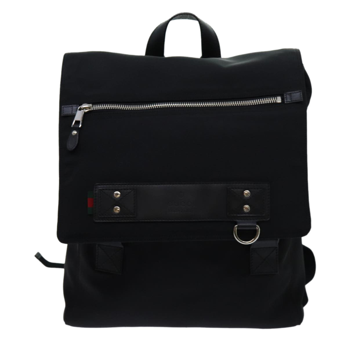 Gucci Sherry Black Synthetic Backpack Bag ()