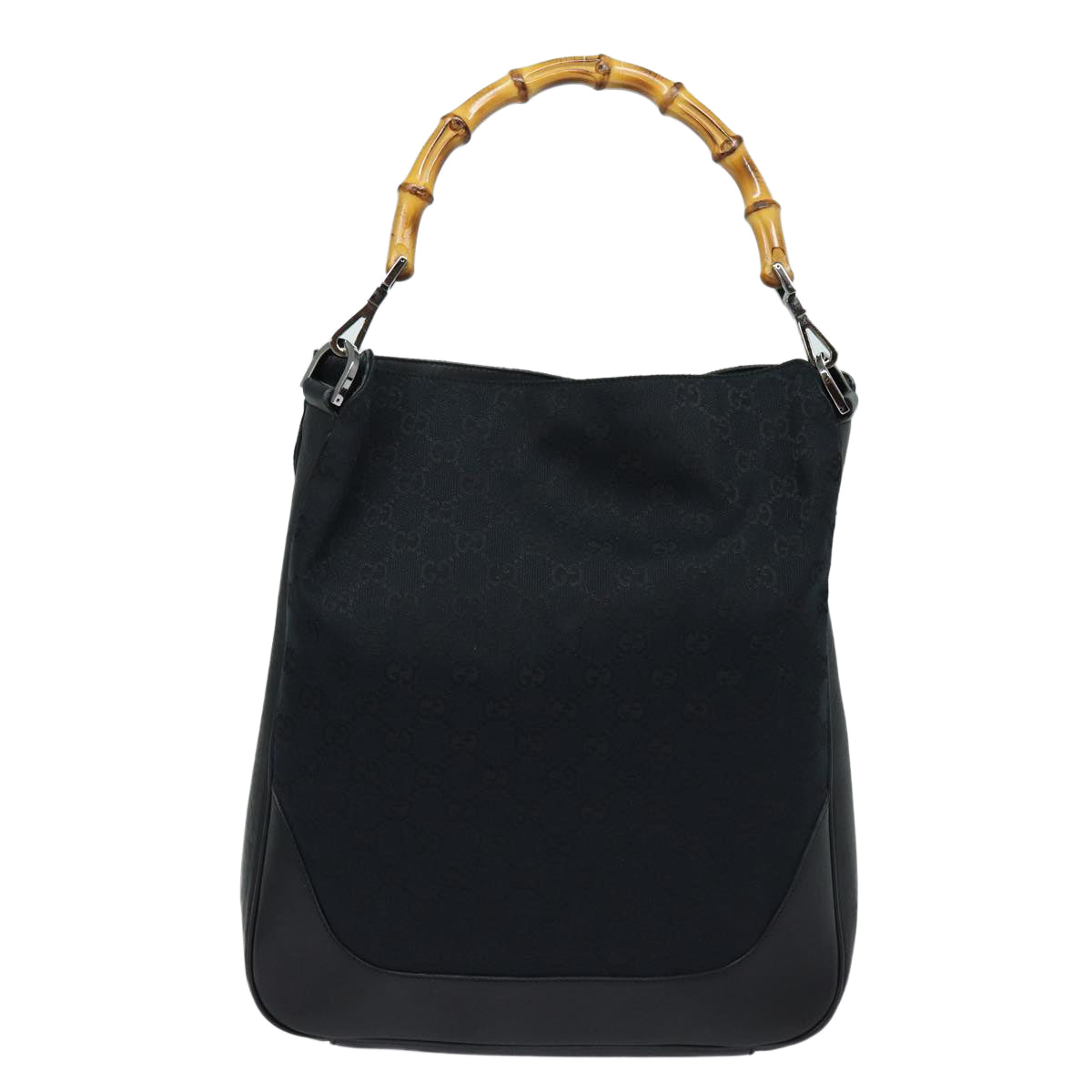 Gucci Marmont Gm Black Canvas Handbag ()
