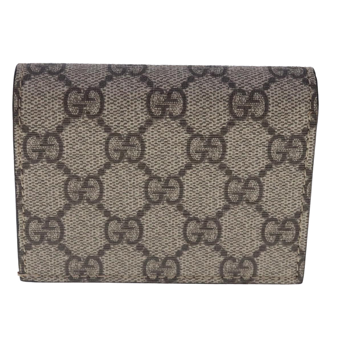 Gucci Beige Canvas Wallet  ()
