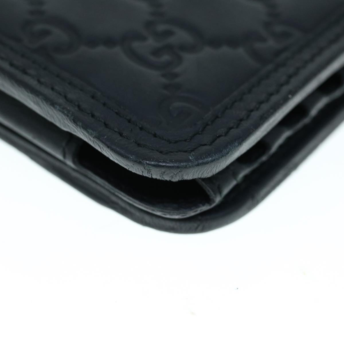 Gucci Guccissima Black Canvas Wallet  ()