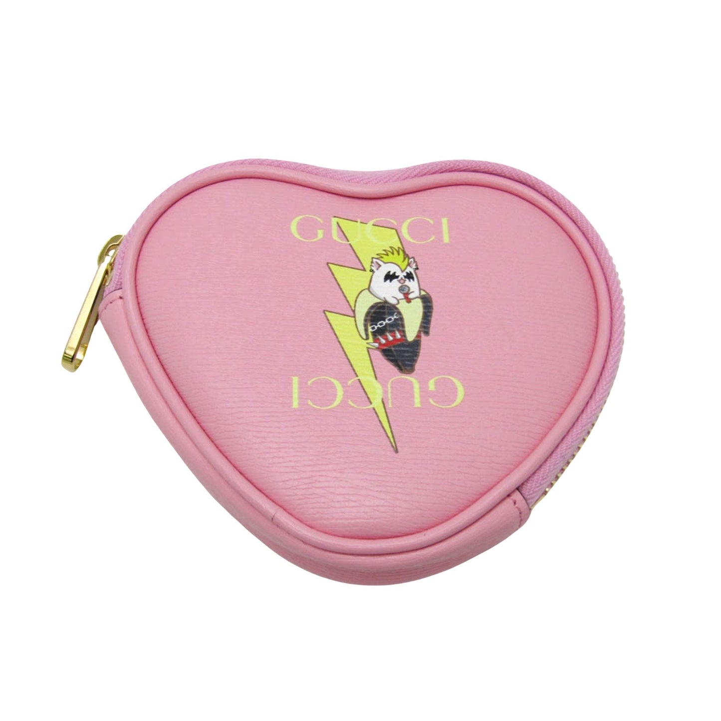 Gucci Heart Pink Leather Wallet  ()
